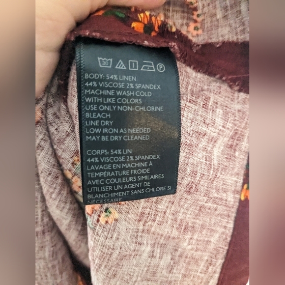 Urban Outfitters Ester Linen Tie-Front Floral Sleeveless Mini Dress Size XS - Picture 3 of 11